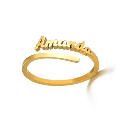 personalized name ring supplier wholesale custom word jewelry vendor website